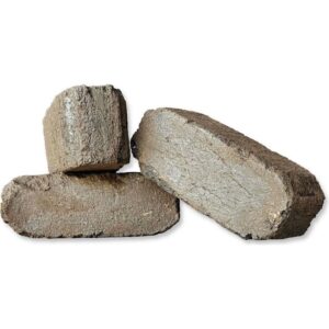 Energie Kienbacher 900 kg Hartholz Torfbriketts - Hochreine Torfkohle auf Palette (90 x 10 kg) - Naturkohle für effizientes Heizen