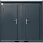 duschcontainer_ral7016_doppelkabine_frontansicht
