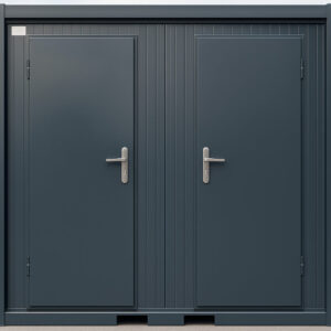 duschcontainer_ral7016_doppelkabine_frontansicht